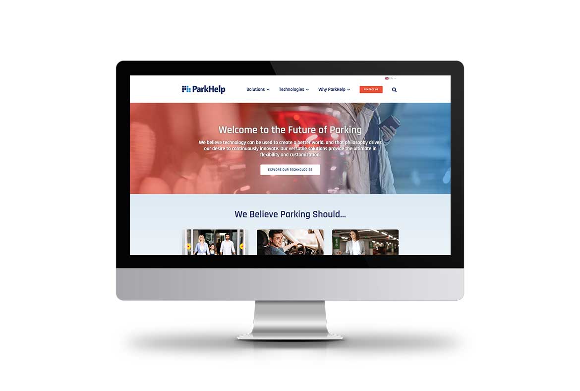 parkhelp website design